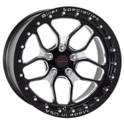 Billet Specialties Win Lite DP 17x10 50 ET 65 CB Black