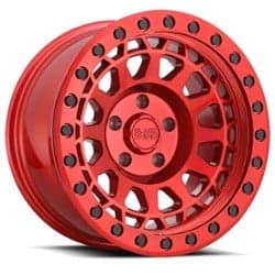 Black Rhino Primm 18x9.5 6x139.7 -12 ET 112.1 CB Candy Red w/ Black Bolts