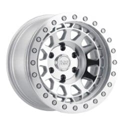 Black Rhino Primm Beadlock 17x8.5 5x127 -38 ET 71.6 CB Silver W/Mirror Face & Silver Bolts