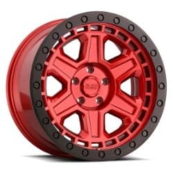 Black Rhino Reno 17x9 5x114.3 -18 ET 71.6 CB Candy Red W/ Black Ring & Black Bolts