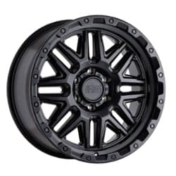 Black Rhino Alamo 20x9 6x139.7 12 ET 112.1 CB Matte Black W/Black Bolts