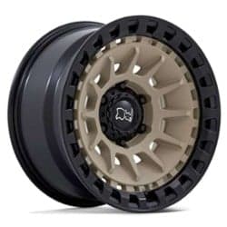 Black Rhino Barrage 17x8.5 5x127 -10 ET 71.5 CB Desert Sand on Matte Black