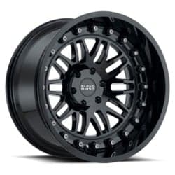 Black Rhino Fury 17x9.5 5x127 -18 ET 71.6 CB Gloss Black