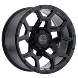 Black Rhino Overland 17x8 6x130 52 ET 84.1 CB Matte Black