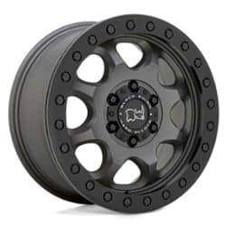 Black Rhino Venture Beadlock 17x8 6x130 38 ET 84.1 CB Matte Black