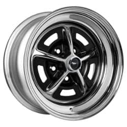 Boyd Coddington 54 Series Magnum/Cap 15x7 5x114.3 6 ET 71.5 CB Chrome Black