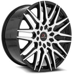 Cavallo CLV-24 22x9.5 5x115/5x120 15 ET 74.1 CB Gloss Black Machined