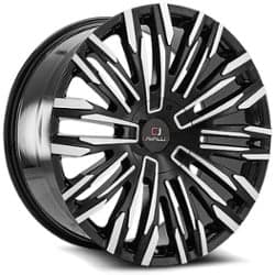 Cavallo CLV-28 22x9.5 5x115/5x120 15 ET 74.1 CB Gloss Black Machined