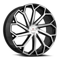 Cavallo CLV-51 22x8.5 5x112/5x114.3 38 ET 74.1 CB Gloss Black Machined