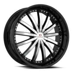 Cavallo CLV-53 24x9 5x115/5x120 18 ET 78.1 CB Gloss Black Machined