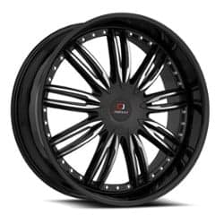 Cavallo CLV-54 24x9 5x115/5x120 34 ET 78.1 CB Gloss Black Machined