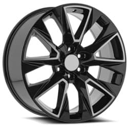 O.E. Revolution C-14 22x9 6x139.7 28 ET 78.1 CB Gloss Black Milled