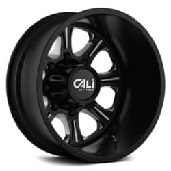 Cali Off-Road 9105 Brutal Rear 20x8.25 8x165.1 -180 ET 116.7 CB Black/Milled Spokes