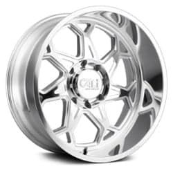 Cali Off-Road Sevenfold 9111 22x12 6x139.7 -51 ET 106 CB Polished