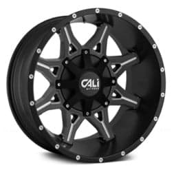 Cali Off-Road 9107 Obnoxious 20x9 5x150/5x139.7 18 ET 110 CB Satin Black/Milled Spokes