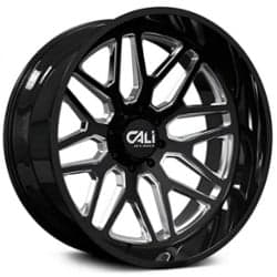 Cali Off-Road Invader 9115 26x14 6x135 -76 ET 87.1 CB Gloss Black/Milled Spokes