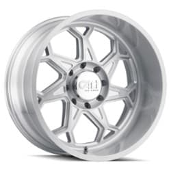 Cali Off-Road Sevenfold 9111 20x12 6x135 -51 ET 87.1 CB Brushed & Clear Coated