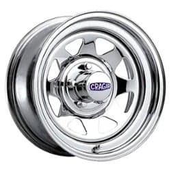 Cragar 315 Nomad 15x6 5x120.65 0 ET 83.8 CB Chrome