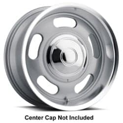 Cragar 380S Rally II 17x8 5x114.3/5x120.65 0 ET 79 CB Silver with Mirror Machined Lip