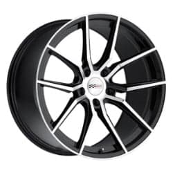 Cray Spider 20x9 5x120 38 ET 67.1 CB Gloss Black with Mirror Cut Face