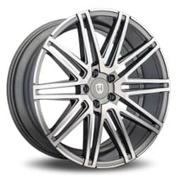 Curva C48 20x10.5 5x114.3 40 ET 73.1 CB Gunmetal with Machined Face