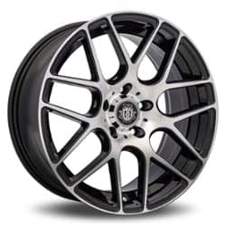 Curva C7 19x9.5 5x120 40 ET 72.56 CB Black with Machined Face