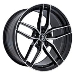 Curva CFF25 20x10 5x114.3 40 ET 73.1 CB Gloss Black Machine Face