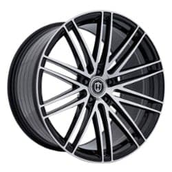 Curva CFF50 20x9 5x115 15 ET 71.5 CB Gloss Black Machine Face