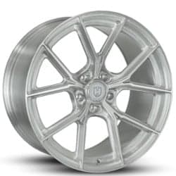 Curva CFF70 19x10 Blank 5 Lug 28 ET 73.1 CB Brushed Clear Coat