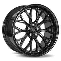 Curva CFF76 20x8.5 Blank 5 lug 20 ET 73.1 CB Black