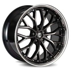 Curva CFF76 20x8.5 5x112 30 ET 66.6 CB Black Machined Tint