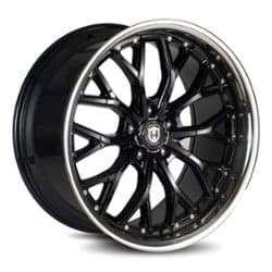 Curva CFF76 20x8.5 5x114.3 35 ET 73.1 CB Black Stainless Lip