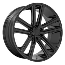 Dub Flex (S256) 24x10 5x115 20 ET 71.6 CB Gloss Black