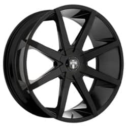 Dub Push (S110) 20x8.5 5x114.3/5x127 30 ET 72.56 CB Gloss Black