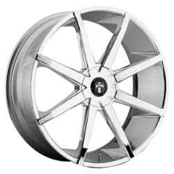 Dub Push (S201) 22x9.5 6x135/6x139.7 25 ET 87.1 CB Chrome