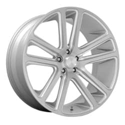 Dub Flex (S254) 26x10 6x139.7 30 ET 78 CB Gloss Silver with Brushed Face