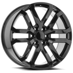 O.E. Revolution D-37 22x9 6x139.7 31 ET 78.1 CB Gloss Black