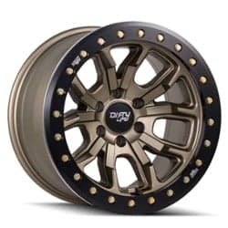 Dirty Life 9303 DT-1 Simulated Beadlock 17x9 5x127 -38 ET 78.1 CB Satin Gold