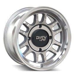 Dirty Life Canyon Pro 9310S UTV 14x7 4x137 13 ET 106.2 CB Machined