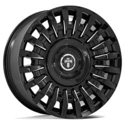 Dub Honcho (DC272) 24x9 Blank 5 Lug/Blank 6 Lug 15 ET 72.56 CB Gloss Black Milled