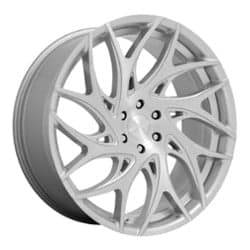 Dub S260 G.O.A.T. 22x9 5x114.3 35 ET 72.7 CB Silver Brushed Face