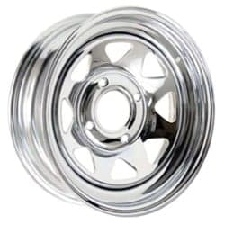 Empi VW Baja Bug 4Lug 15x10 -89 ET 73 CB Chrome