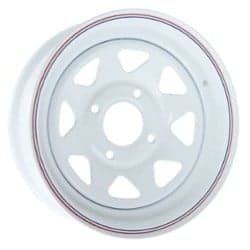 Empi VW Baja Bug 4Lug 15x5 -12 ET 73 CB White