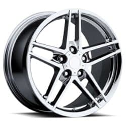 Factory Reproductions FR 10 C6 ZO6 Vette 18x9.5 5x120.65 57 ET 70.3 CB Chrome