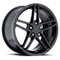 Factory Reproductions FR 10 C6 ZO6 Corvette 18x9.5 5x120.65 40 ET 70.3 CB Gloss Black