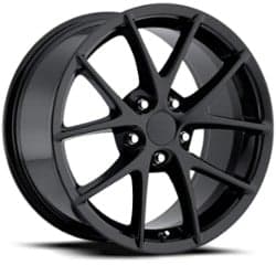 Factory Reproductions FR 18 C6 Z06 Corvette 17x8.5 5x120.65 56 ET 70.3 CB Gloss Black