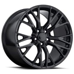 Factory Reproductions FR 22 C7 ZO6 Corvette 18x12 5x120.65 59 ET 70.3 CB Gloss Black