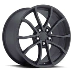 Factory Reproductions FR 25 C6 Cup Vette 18x9.5 5x120.65 57 ET 70.3 CB Satin Black