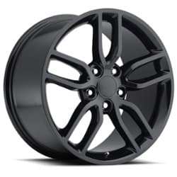 Factory Reproductions FR 26 C7 Z51 Corvette 18x8.5 5x120.65 56 ET 70.3 CB Gloss Black