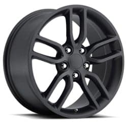 Factory Reproductions FR 26 C7 Z51 Vette 19x8.5 5x120.65 56 ET 70.3 CB Satin Black